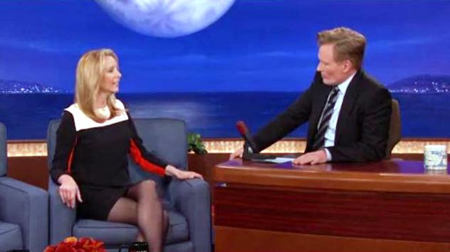 Lisa Kudrow Tells Conan About Son’s Bar Mitzvah At Mall