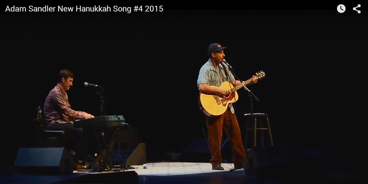 Adam Sandler’s Hanukkah Song #4 for 2015